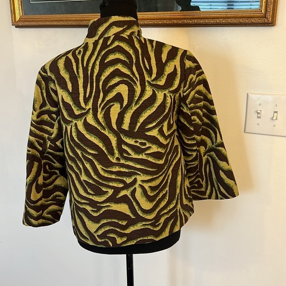 SilkLand Silk One Button Front Blazer with Pockets, Sz. S. - Picture 7 of 8